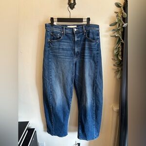 Mother denim full pipe flood